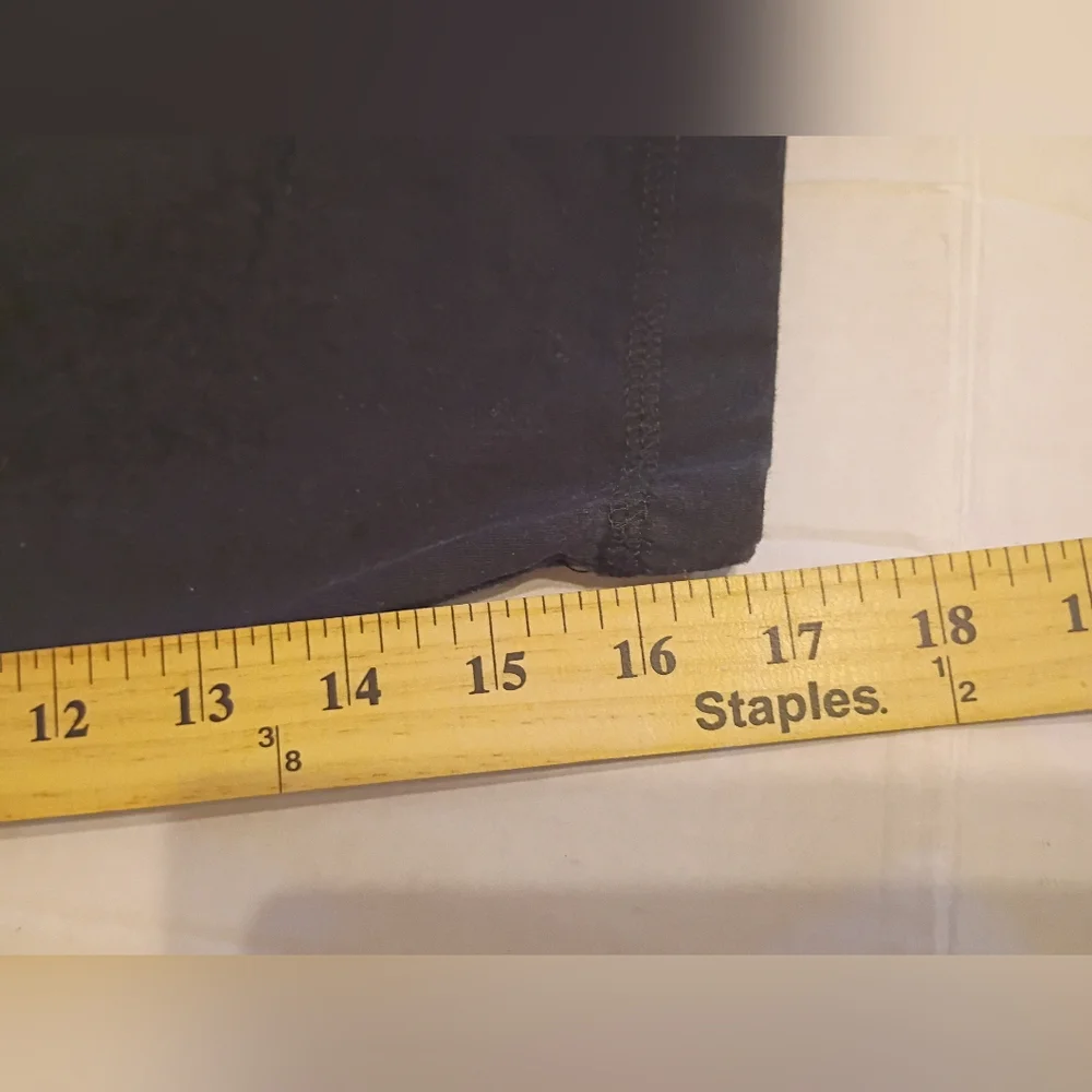 VTG Hanes‎ Women's Black Athletic Shorts with Gray Trim Sz L